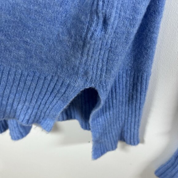 J. CREW Blue Wool Alpaca Blend Turtleneck Long Sleeve Sweater Size Small - Picture 6 of 10